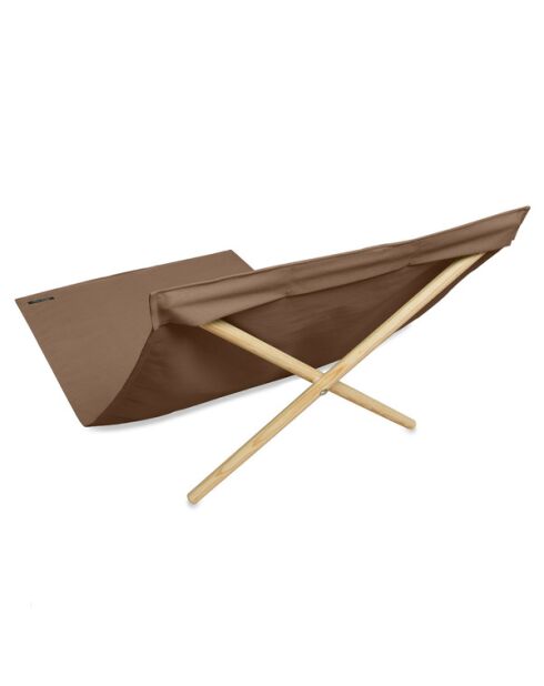 Chaise de plage Neo-Transat chocolat - 140x70 cm