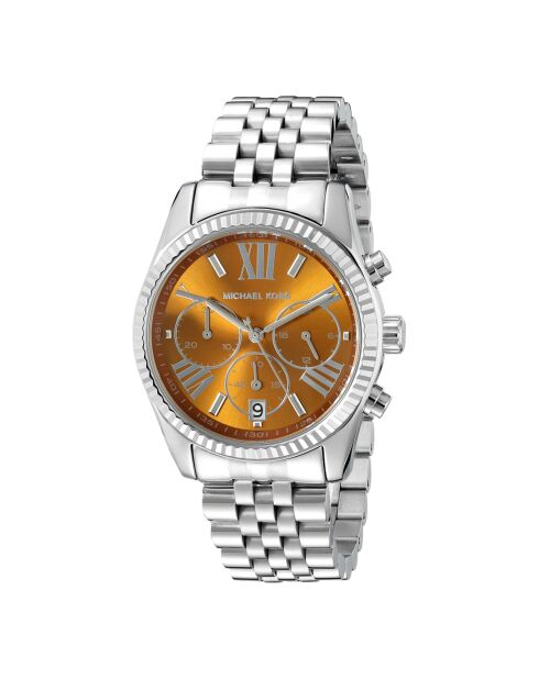 Montre Lexington MK6221 chronographe en acier grise