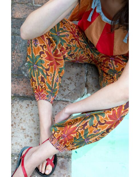 Tula Palmas teja katoenen broek