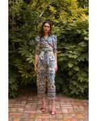 Mar Italia ecru katoenen broek