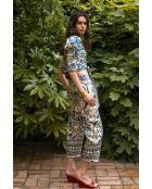 Mar Italia ecru katoenen broek