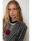 Grijze wollen blazer van Emily Rayas