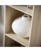 Estante de almacenamiento Cases 4, decoración de madera clara, H.122 cm