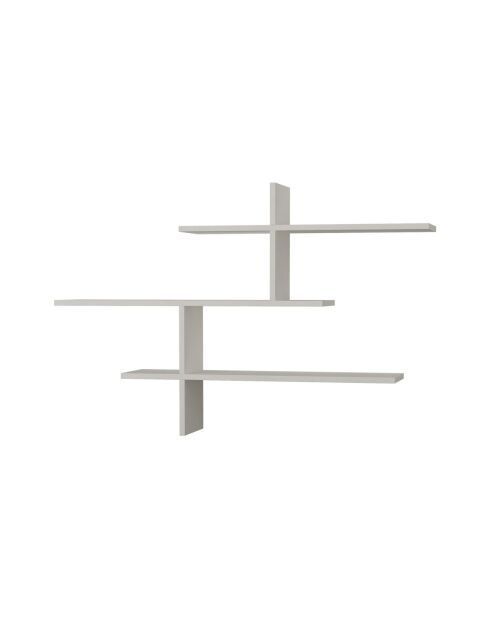 Étagère murale Leo suspendue dorée - L.123 cm