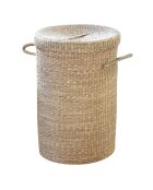 Panier à linge en jonc de mer naturel