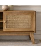 Palmo TV-Ständer aus Rattan, 2-türig, L 140 cm