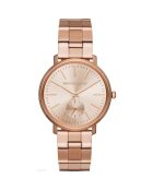 Montre MK3501 en acier or rose