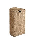 Panier à linge d'angle en jacinthe d'eau - H.66 cm
