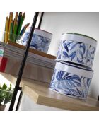 Étagère murale 4 niveaux décor bois - L.60 cm