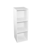Armario blanco con tres compartimentos Alsakaz - 103 x 35 x 34 cm