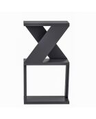 Tavolino da divano Albeni 3 livelli nero - H.50 cm
