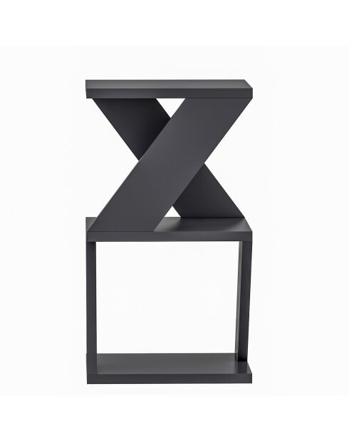 Tavolino da divano Albeni 3 livelli nero - H.50 cm