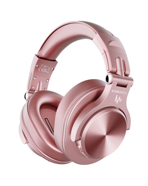 Casque Bluetooth H6 or rose - 24x17x11 cm