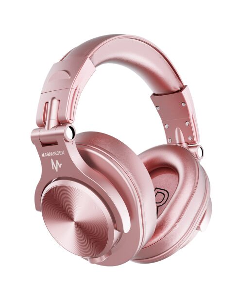 Casque Bluetooth H6 or rose - 24x17x11 cm