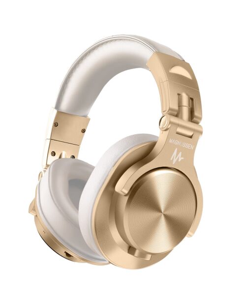 Casque Bluetooth H6 beige doré