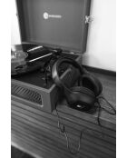 Giradischi Bluetooth T1 nero e ramato - 36x29x14 cm