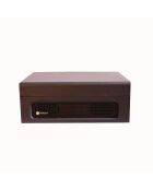 Giradischi Bluetooth T1 nero e ramato - 36x29x14 cm
