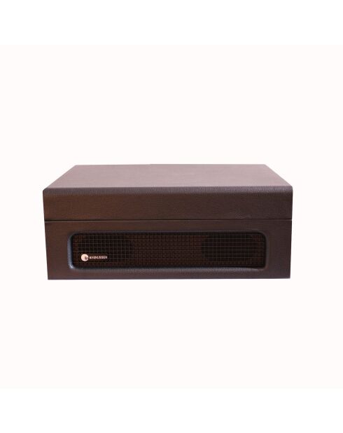 Giradischi Bluetooth T1 nero e ramato - 36x29x14 cm
