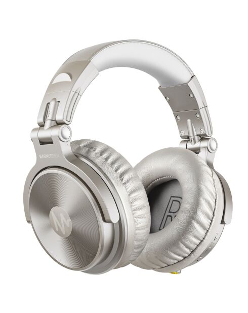 Casque Bluetooth H7 argenté - 24x17x11 cm