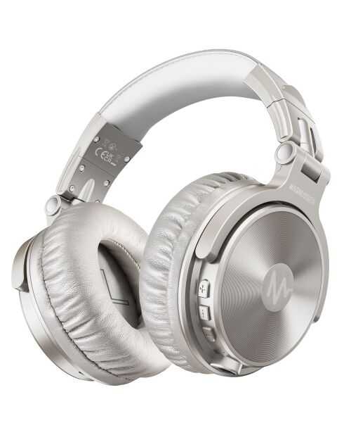 Casque Bluetooth H7 argenté - 24x17x11 cm