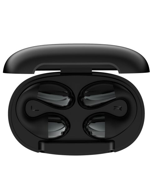 Écouteurs sans fil open-ear à clip M28 noirs - 18.5x11.5x10 cm