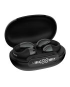 M28 kabellose Open-Ear-Kopfhörer zum Aufstecken, schwarz, 18,5 x 11,5 x 10 cm