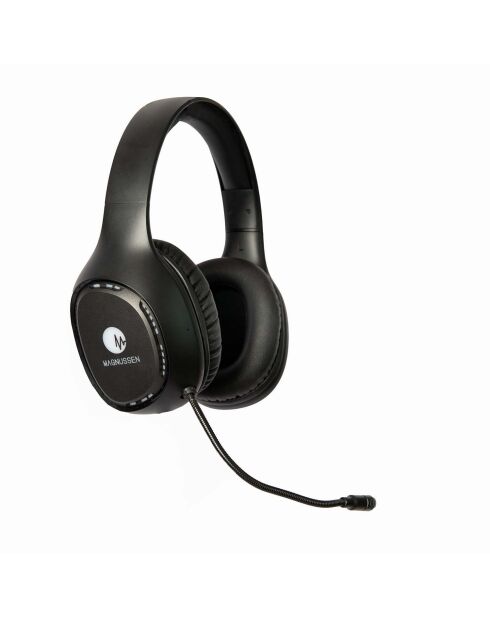 Casque gaming sans fil H5 noir mat - 9x10x19 cm