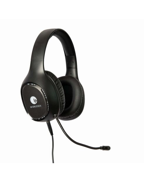 Casque gaming sans fil H5 noir mat - 9x10x19 cm