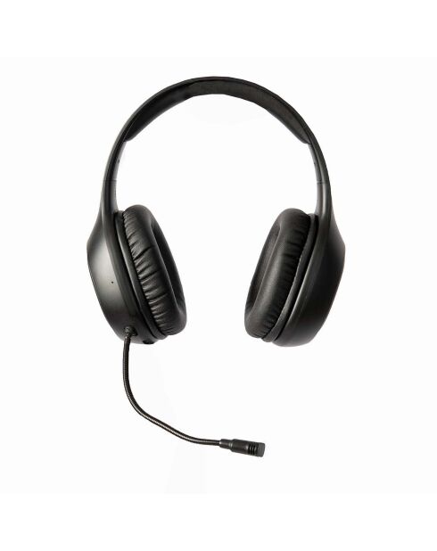 Casque gaming sans fil H5 noir mat - 9x10x19 cm
