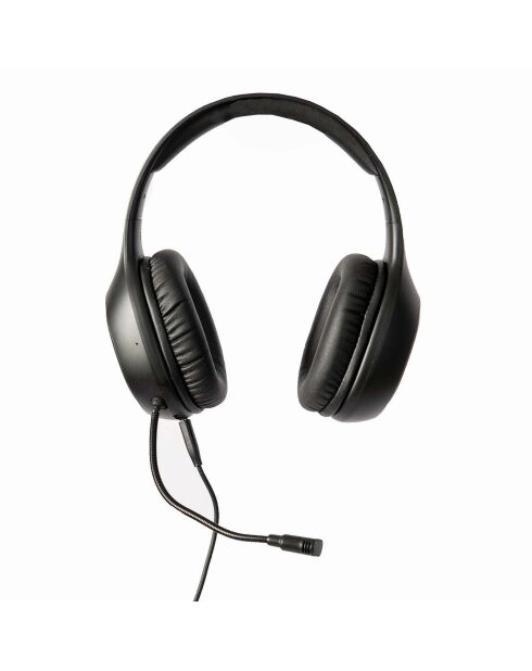 Casque gaming sans fil H5 noir mat - 9x10x19 cm