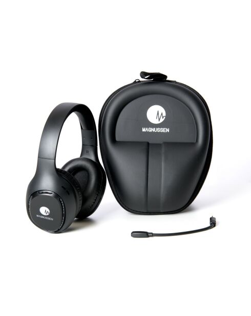 H5 mattschwarzes kabelloses Gaming-Headset - 9x10x19 cm