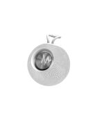 S5 witte draagbare Bluetooth-luidspreker - 11x11x9,4 cm