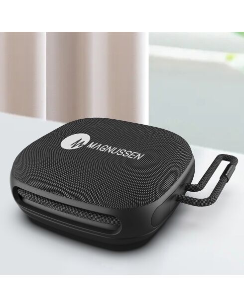Enceinte Bluetooth portable S6 noire - 22.5x13.5x8.5 cm