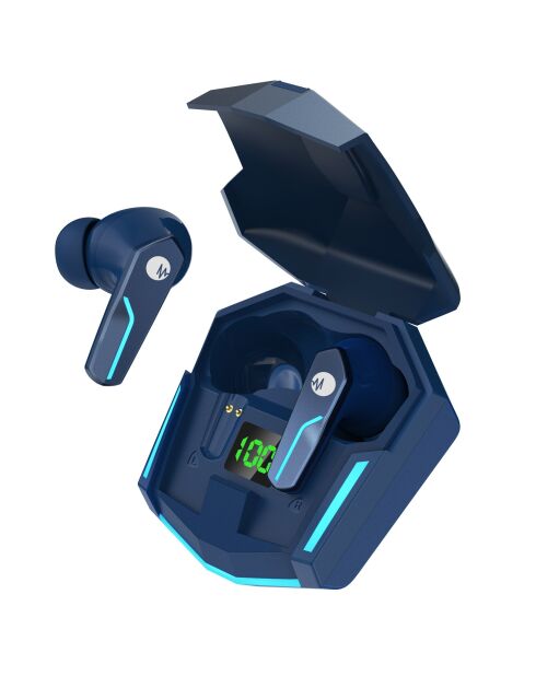 Écouteurs sans fil gaming M20 bleus - 18.5x11.5x10 cm