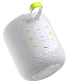 S7 weißer tragbarer Bluetooth-Lautsprecher - 11x11x9,4 cm