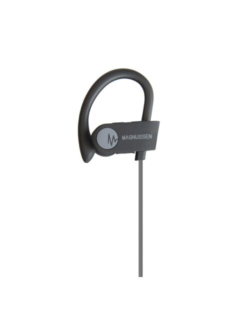 Écouteurs Bluetooth sport M12 noir mat - 18.5x11.5x4 cm