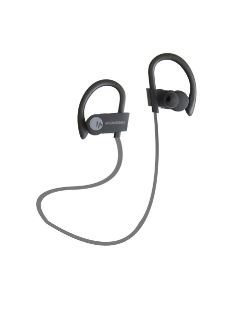 Écouteurs Bluetooth sport M12 noir mat - 18.5x11.5x4 cm