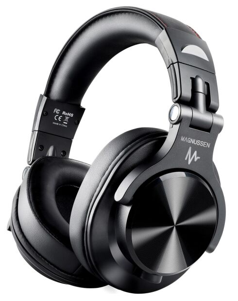 Casque Bluetooth H6 noir brillant - 24x17x11 cm