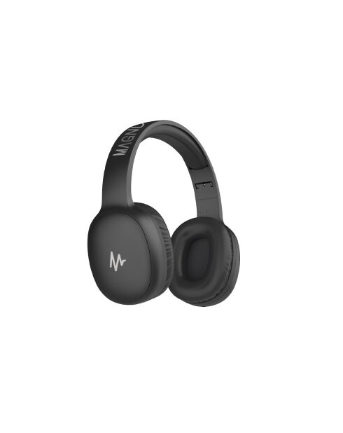 Casque Bluetooth pliable H8 noir mat - 24x17x11 cm