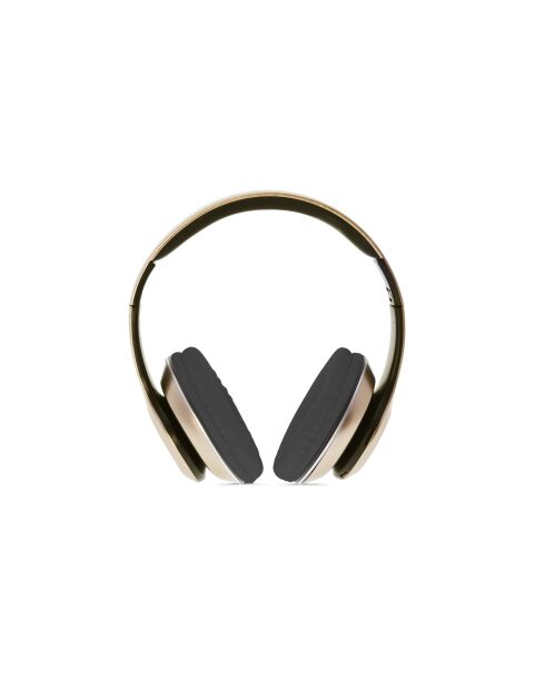 Casque Bluetooth H1 doré - 24x17x11 cm