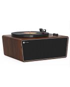 Giradischi Bluetooth T2 nero e ramato - 36x29x14 cm
