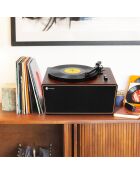 Giradischi Bluetooth T2 nero e ramato - 36x29x14 cm
