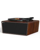 Giradischi Bluetooth T2 nero e ramato - 36x29x14 cm