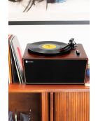 Giradischi Bluetooth T2 nero e ramato - 36x29x14 cm