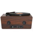 Giradischi Bluetooth T2 nero e ramato - 36x29x14 cm
