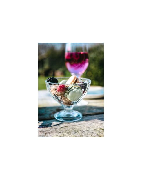 Transparante ijsbeker Diamond - 36cl
