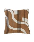 Fodera per cuscino Fragment marrone caramello - 45x45 cm