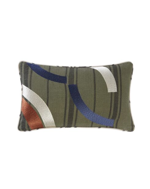 Housse de coussin Fragment kaki - 30x50 cm