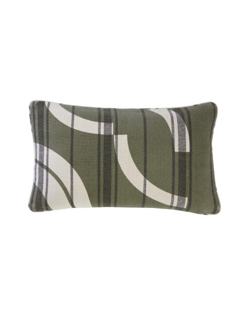 Housse de coussin Fragment kaki - 30x50 cm