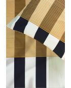 Funda nórdica de color ocre vibrante